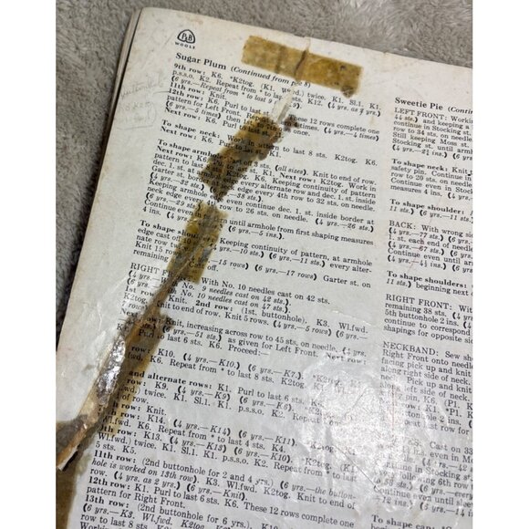 Vintage 1940s Beehive Knitting Pattern Book Two To Six Years - Picture 11 of 16